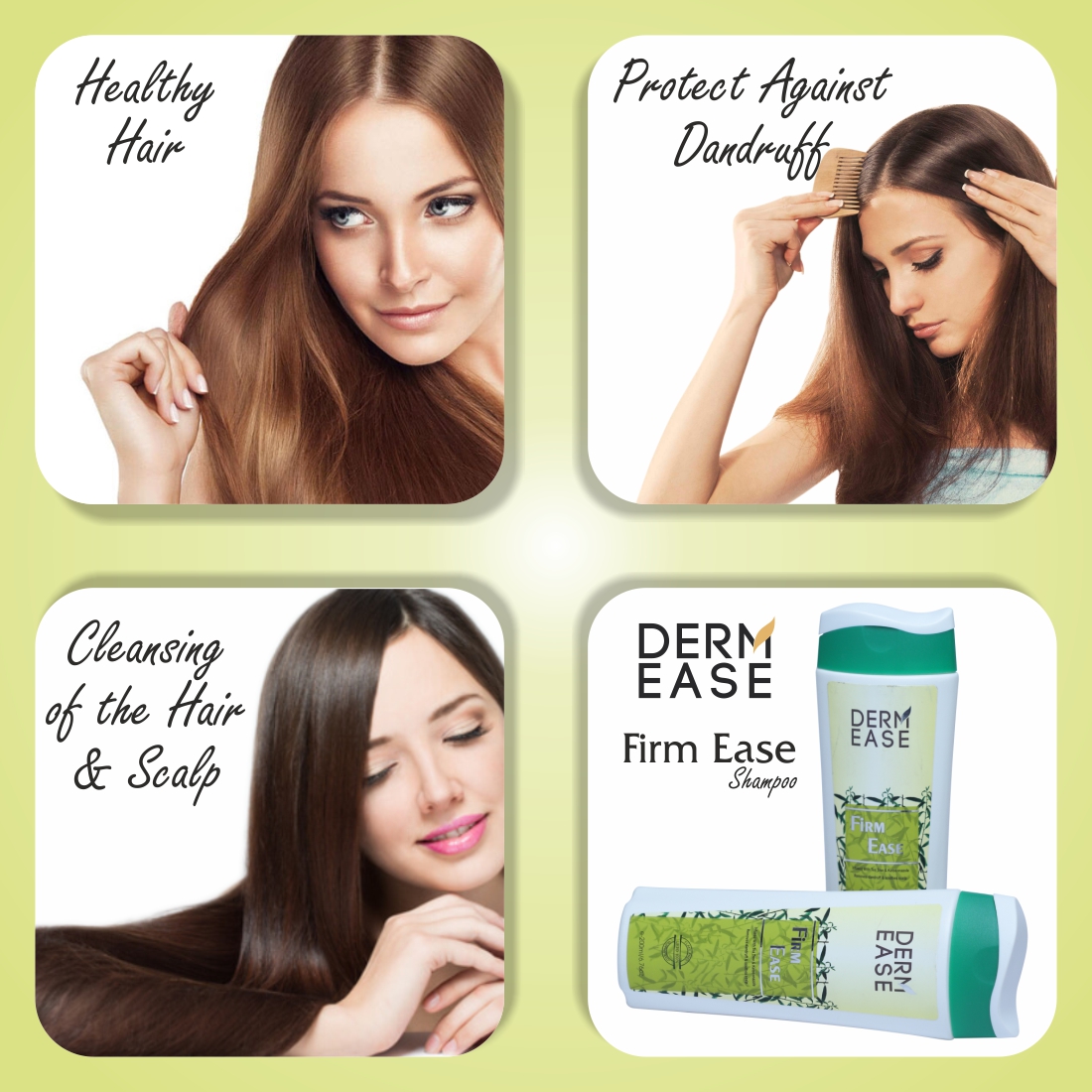 DERM EASE Firm Ease Hair Shampoo Combo